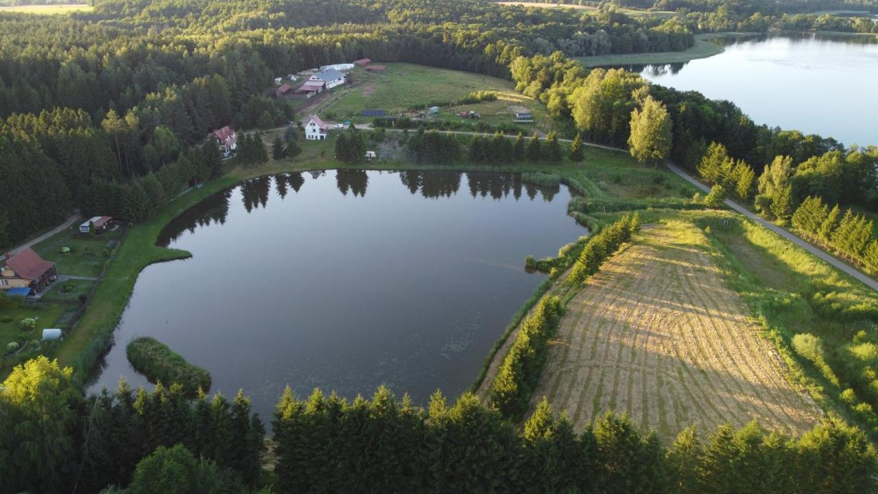 Mieszkanie Nad Jeziorem Rydzowka+Prywatny Staw+Plaza+Mazury Srokowo Exteriör bild